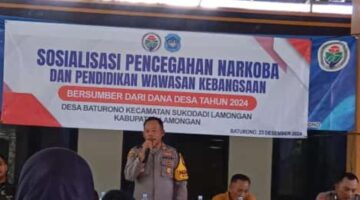 Giat Sosialisasi Bahaya Narkoba Di desa Baturono Kecamatan Sukodadi.