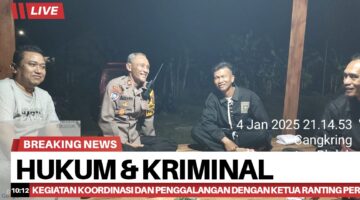 KEGIATAN KOORDINASI DAN PENGGALANGAN DENGAN KETUA RANTING PERGURUAN SETIA HATI TERATAI ( PSHT ) KEC. BLULUK TERKAIT BERITA DI MEDSOS TENTANG SERUAN AKSI HITAMKAN POLSEK SUGIO POLRES LAMONGAN