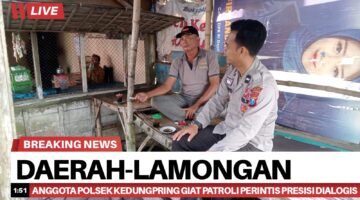 Anggota polsek kedungpring giat patroli perintis presisi dialogis di wilayah hukum polsek kedungpring.