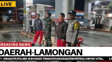 Anggota polsek Sukodadi tingkatkan kegiatan patroli obyek vital.