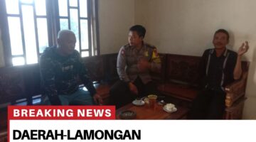 Anggota polsek kedungpring patroli dialogis presisi di wilayah Hukum polsek kedungpring.