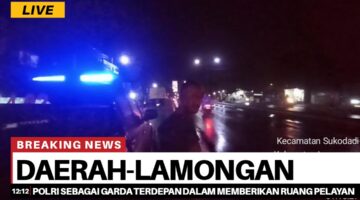 Polri Sebagai garda terdepan dalam memberikan ruang pelayanan diantaranya! giat patroli blue light tengah malam dalam Rangka Antisipasi Guantibmas 3C.