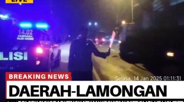 Polsek Sukodadi Tingkatkan kegiatan patroli blue light tengah malam diantaranya! Antisipasi Guantibmas di Sukodadi