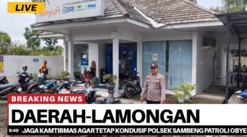 JAGA KAMTIBMAS AGAR TETAP KONDUSIF POLSEK SAMBENG PATROLI OBYEK VITAL DIWILAYAH SAMBENG.