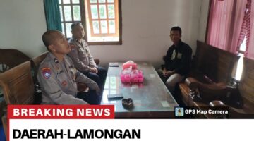 GIAT POLSEK BLULUK SAMBANG, SILAHTURRAHMI DAN KOORDINASI DENGAN KETUA PSHT DALAM RANGKA CIPTAKAN SITKAMTIBMAS LAMONGAN YANG KONDUSIF