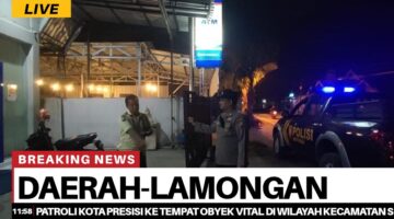 patroli kota presisi ke tempat obyek vital di wilayah kecamatan Sukodadi.