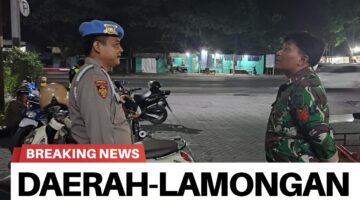 Anggota Polisi Sukodadi tingkatkan giat patroli sinergitas TNI Polri.