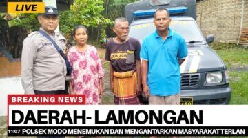 POLSEK MODO MENEMUKAN DAN MENGANTARKAN MASYARAKAT TERLANTAR KE KEKELUARGANYA DIDUSUN JEGREG DESA JATIPAYAK KECAMATAN MODO