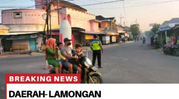 Petugas jaga polsek kedungring melaksanakan kegiatan Commander wish.