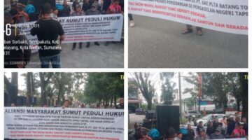 Heboh..!! Ratusan Aktivis dan Masyarakat Aksi Damai di Depan Kantor Pengadilan Tinggi Medan dan Kantor DPW Partai Nasdem,Minta Wakil Rakyat Bukan Preman