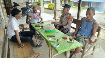 Anggota kepolisian sektor kedungring giat patroli presisi dialogis di wilayah hukum polsek kedungring.