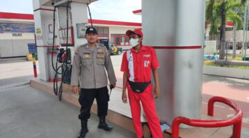 Anggota polsek sukodadi tingkatkan giat patroli obyek vital di wilkum sukodadi.