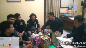 Giat kapolsek Sukodadi menerima kunjungan Silaturahmi Dari UKM Pagarnusa Unisda Lamongan.