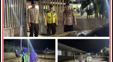Patroli kota presisi Polsek Brondong: Mengantisipasi Tindak pidana Kejahatan 4C Di wilayah Hukum polsek brondong.