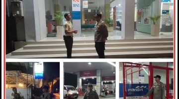Anggota Polsek sukodadi laksanakan patroli kota presisi obyek vital: untuk Cegah 3C.
