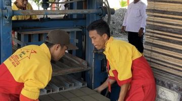 200 Ribu Paving Blok Buatan Warga Binaan Rutan Kelas I Medan Kembali Terjual