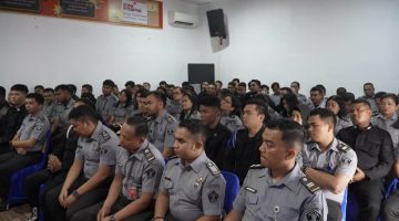 Usai Rapat Dinas, Pegawai Rutan I Medan Laksanakan Tes Urine Bersama