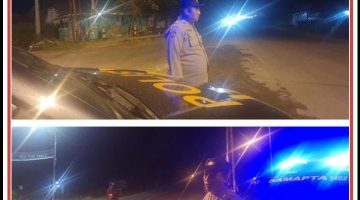 “Polsek brondong Berhasil ciptakan situasi yang aman dan kondusif, dengan patroli mobilink malam blue light “