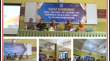 “Kegiatan Rakor Forkopimcam Bersama Lurah, Kades Dan Kepala Intansi se kecamatan brondong “