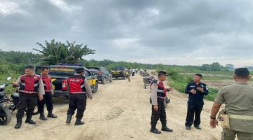 Polres Sergai Gelar Patroli Skala Besar, Cegah Gangguan Kamtibmas dan Aktivitas Galian C Ilegal di Sungai Ular