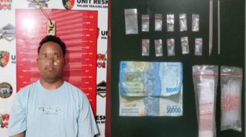 Tak Berkutik, Polsek Tanjung Beringin Polres Sergai Ringkus Pelaku Bawa Narkotika