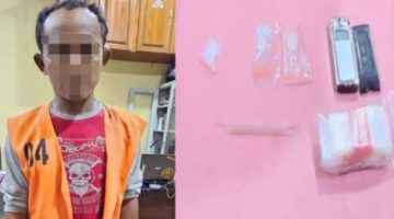 Satresnarkoba Polresta Deli Serdang Tangkap Seorang Pria Pengedar Shabu