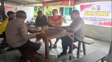 Polresta Deli Serdang Gelar Program Jum’at Curhat Guna Dengarkan Keluhan Dari Masyarakat