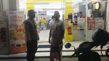 “Polsek glagah laksanakan patroli obyek vital untuk cegah dan tangkal tindak kejahatan 3C “