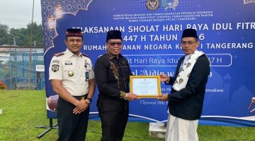 Direktur Pelayanan Tahanan dan Anak Pantau Layanan Kunjungan Lebaran di Rutan Kelas I Tangerang