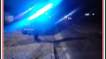 Polsek Kedungpring gelar patroli malam untuk antisipasi 3C di wilayah Kedungpring.