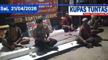 Patroli dialogis polsek sukorame ajak masyarakat untuk aktif jaga kamtibmas. 