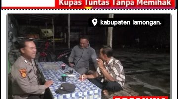 Polsek Sukorame gelar kegiatan cangkrukan kamtibmas untuk memberikan pesan kamtibmas kepada warga. 