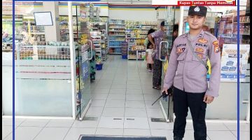 Polisi glagah gelar patroli obyek vital ciptakan situasi keamanan wilayah hukum yang aman dan kondusif. 