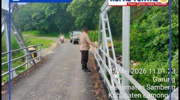 Polsek Sambeng, Patroli wilayah untuk antisipasi bencana alam di wilayah sambeng. 